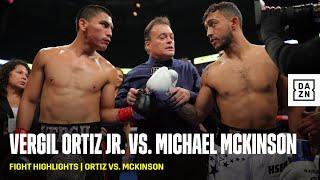 BRUTAL BODY SHOT | Vergil Ortiz Jr. vs. Michael McKinson Highlights