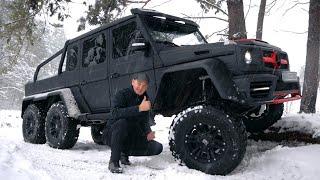 Самодельный Гелендваген 6x6 Mansory, полный тест драйв на бездорожье.