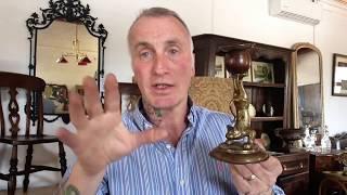 Rare antique candlesticks - found in an antique centre!