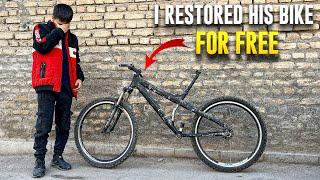 I Restored A Bike For A Hopeless Boy | Watch His Emotional Reaction 