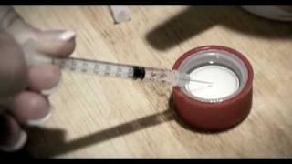 Cleaning works: how to clean a used syringe
