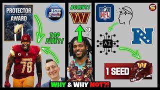 Tunsil "Protector Of The Year"?! | AI Predicts WSH #1 Seed! | WSH Linked to CB Jalen Ramsey AGAIN!
