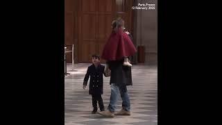 US Vice President Vance visits with his children Notre Dame Cathedral in Paris
