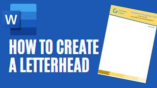How to Create a Letterhead in Word | Letterhead Template Design