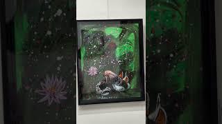 陳持平醫師畫家 大愛大美陳持平創作展 畫作為誰零落為誰開 媒材壓克力 尺寸30F片長14秒