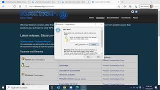 Installing the Electrum Wallet