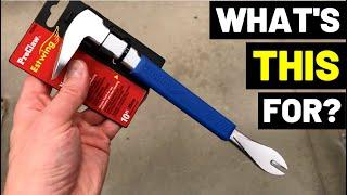 This Tool Makes PRYING UP NAILS Easy! (Nail Puller/Carpentry Demolition Tool/Cat's Paw Tool)