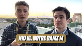 "It's inexcusable!" — Postgame reaction to Notre Dame's EMBARRASSING 16-14 loss to NIU