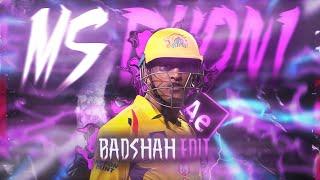 Badshah x M.S.Dhoni  || watch till end  || AP Cricket|| #video #dhoniforever