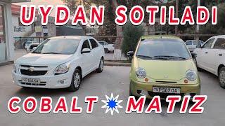 Uydan Sotiladi Cobalt va Matiz | Surxondaryo Viloyati Sariosiyo Shargʻundan #mashina_narxlari