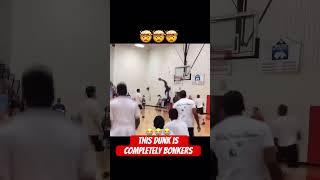 This dunk is completely bonkers
