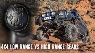 4x4 Low Range and High Range gears