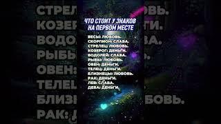 Что стоит у знаков зодиака на первом месте #гороскоп #астрология #astrology #знакизодиака