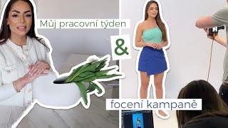 Můj pracovní týden, focení kampaně | Týnuš Třešničková