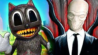 МУЛЬТЯШНЫЙ КОТ VS СЛЕНДЕРМЕН  CARTOON CAT КАРТУН КЭТ SCP 1923 против SLENDERMAN СТРАШНЫЕ ИСТОРИИ