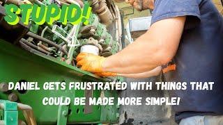 FRUSTRATING!...CONTINUING ON WITH THE JOHN DEERE 6190R SERVICE - Fenland Farming Adventures