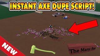 NEW INSTANT AXE DUPE SCRIPT! (NEW METHOD!) [NOT PATCHED!] LUMBER TYCOON 2 ROBLOX