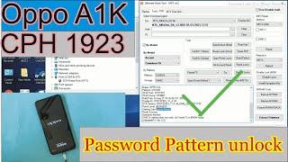 Oppo A1k CPH1923 Pattern Password Unlock UMT World First Succes Report || #A1k_Unlock_UMT