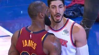 LeBron James ve Enes Kanter arasındaki sıcak anlar