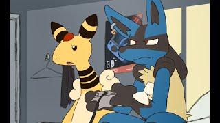 Ampharos and Lucario