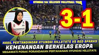 🟢 MEGAWATI BAK RATU VOLI DUNIA~Hasil Hyundai Hillsate Vs Red Sparks 2024 V League Korea~RS Kalah 3-1