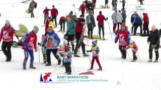 Х Традиционный международный РОСТЕХ Деминский лыжный марафон FIS/ Worldloppet 2017. Baby.