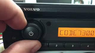 Como Desbloquear/Inserir o código do radio original volvo