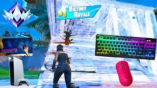 Fortnite Ranked Reload On PS5  Keyboard & Mouse Gameplay | Apex Pro TKL ASMR  120 FPS 4K