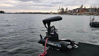 Cayman Haswing GPS Electric Trolling Motor 1st Water Test / Impressions