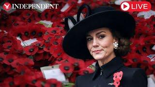 Live: Princess of Wales joins royal family for Remembrance Day Cenotaph ceremony