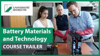 Battery Materials and Technology, Master of Science (M.Sc.) – Course Trailer