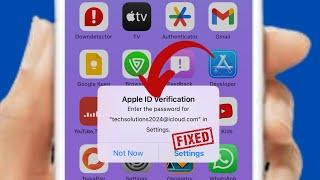 How To Stop Apple ID Verification Pop Up on iPhone - iPad (2024)| How To Stop App Store Verification