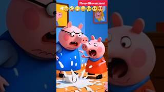 George Spilled Milk from Daddy Pig’s Hands  What Happened Next Will Shock You! 