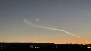 SpaceX's Falcon Rocket Seen in Skies Over Utah