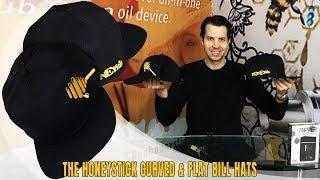 The HoneyStick Premium Hats – in Flat & Curved Bill Style. Available Now at VapeHoneyStick.com