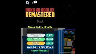 boku no Roblox Awakening hell flame showcase!