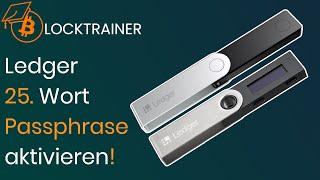 Ledger Passphrase (25. Wort) aktivieren & Ledger Firmware Update!