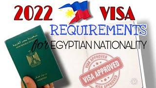 How To Apply Philippine Visa For Egyptian Nationality 2022 | Information Vlog Maria & Ahmed