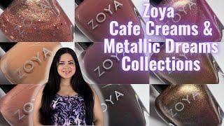 Zoya Cafe Creams & Metallic Dreams Collections for Fall 2022 - Janixa - Nail Lacquer Therapy