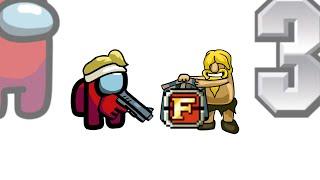 Mini Crewmate Kills 7 Metal Slug 3 Characters | Among Us