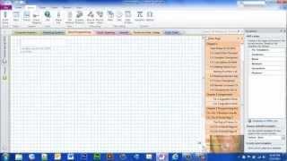 Using Page Templates OneNote 2010