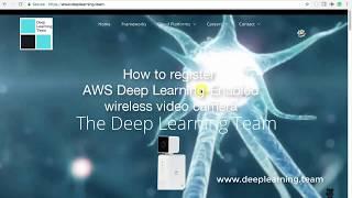 How To Register AWS DeepLens Camera