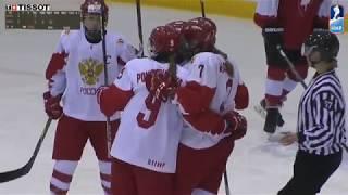 ЖМЧМ-2019. РОССИЯ W18 - ШВЕЙЦАРИЯ W18 - 2:1(Б). Обзор матча