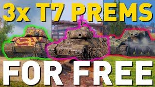 Free T7 Premium! Which to pick? World of Tanks