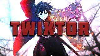 This is Anime 4K Demon slayer Neon glow Twixtor