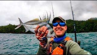 Catching Gallitos in Kayaks in PANAMA!