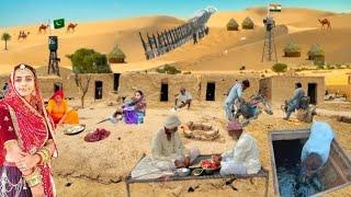 The Last Village on the Pakistan India border Where Homes Stand on the, Zero Line  standing