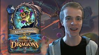 Thijs Hearthstone - Descent of Dragons CARD REVEAL! Shaman LEGENDARY: Bandersmosh