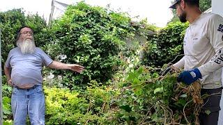 His HEART CONDITION wouldn’t let him FIX this MONSTER yard and TIME was SHORT! 