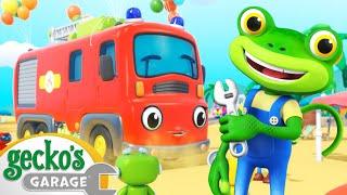 Flying Fire Truck  | Kids Cartoons | Party Playtime!